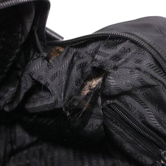 PRADA Business Bag Nylon 2way Black Auth ki2820 - Picture 10 of 16